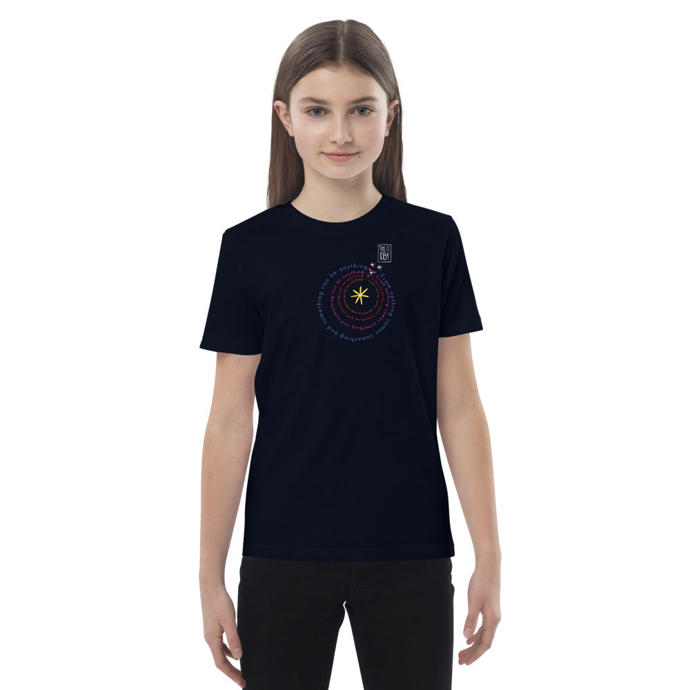 From Nothing comes Something organic cotton kids t-shirt