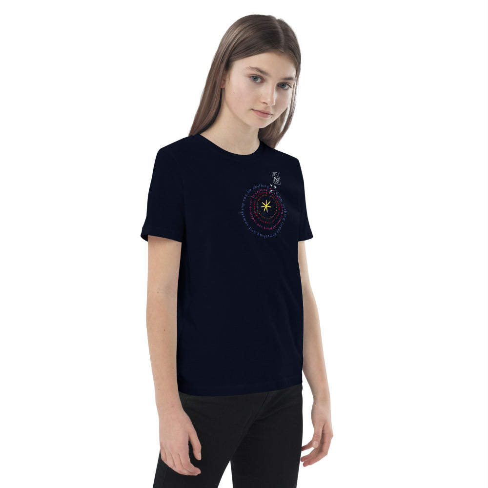 From Nothing comes Something organic cotton kids t-shirt